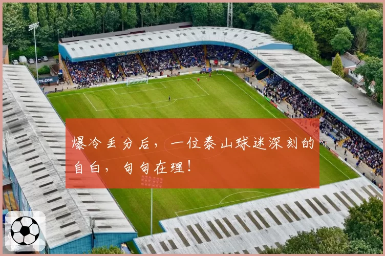 爆冷丢分后，一位泰山球迷深刻的自白，句句在理！